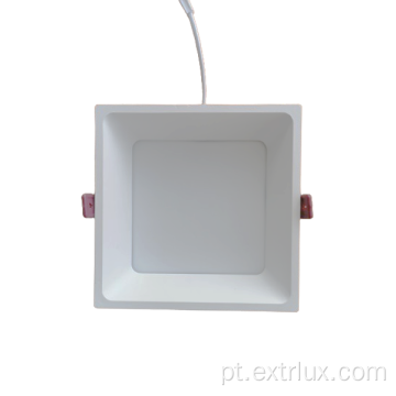 LED quadrado de alumínio quadrado Anti-Glare Downlight 18W